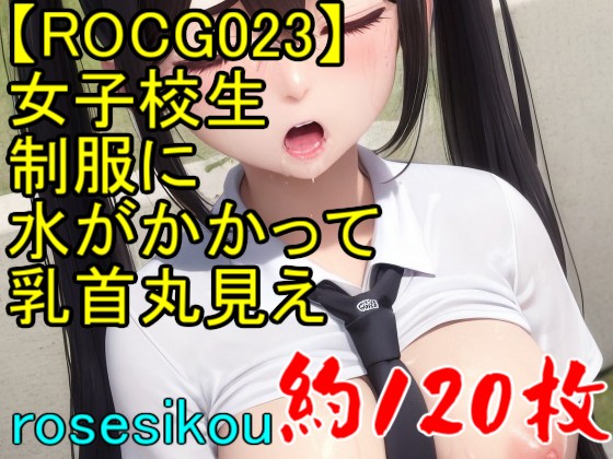 【ROCG023】20次元汗で胸が制服に浮き出ている120枚1280x1920完成